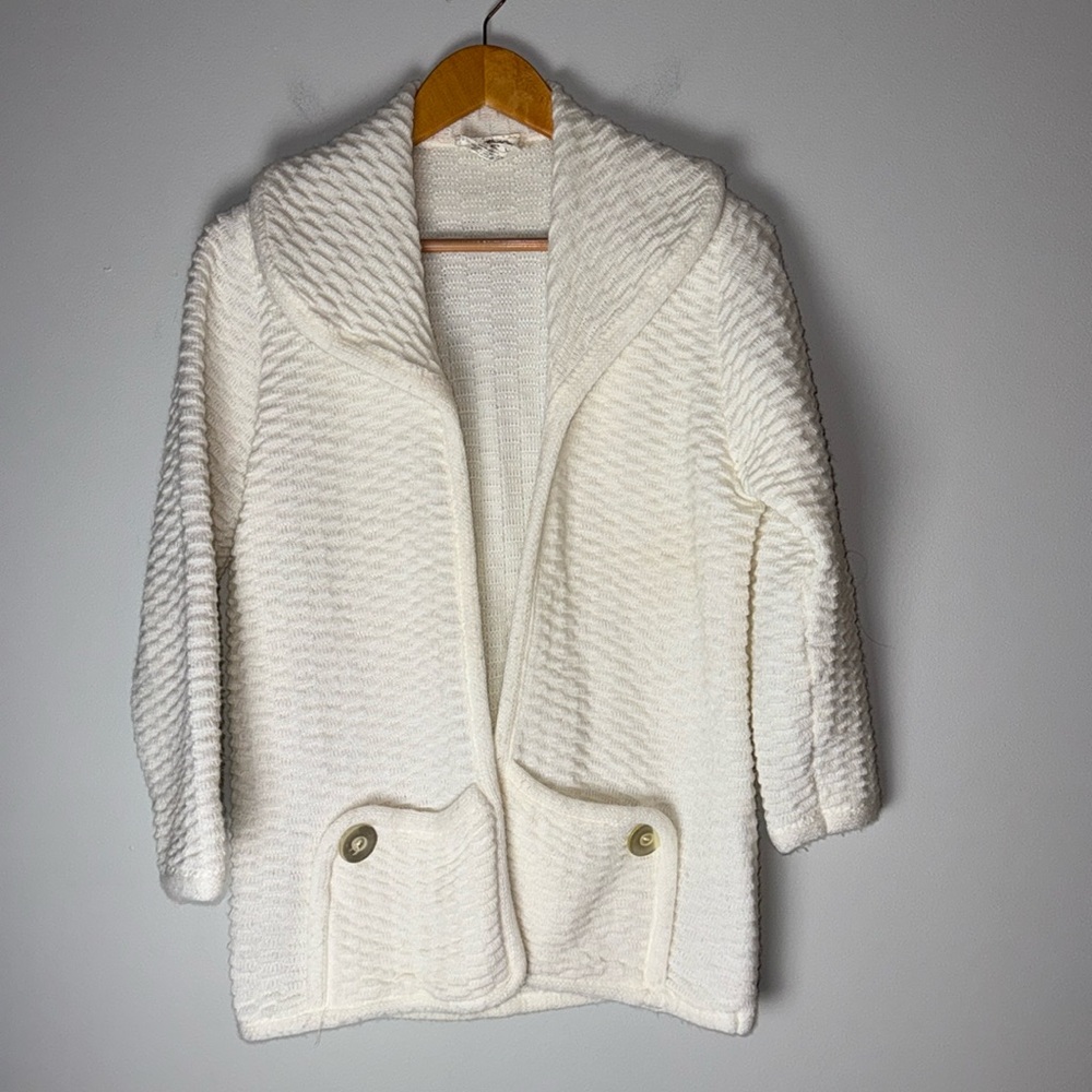 Ades of California Vintage White Sweater Medium